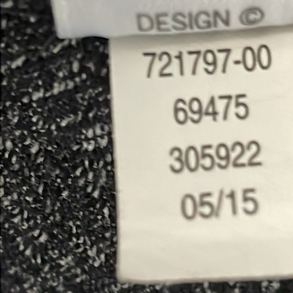 Athleta Black Print Zip Up Jacke - Picture 5 of 9